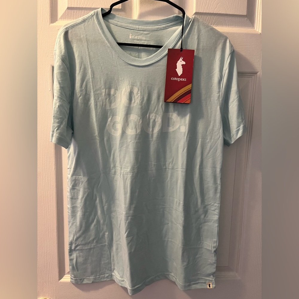 NWT Cotopaxi women’s Do Good t-shirt size L